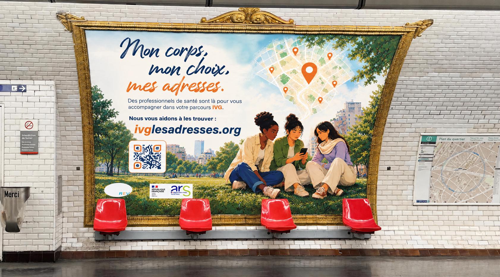 Campagne ivglesadresses.org dans les transports franciliens